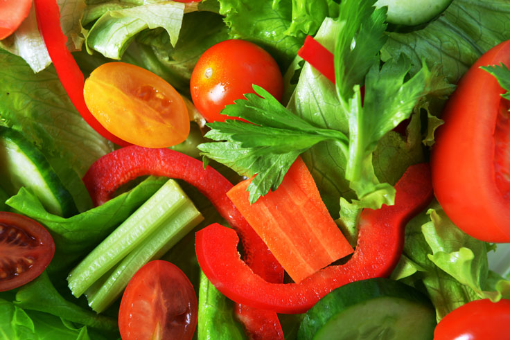 Healthy looking salad