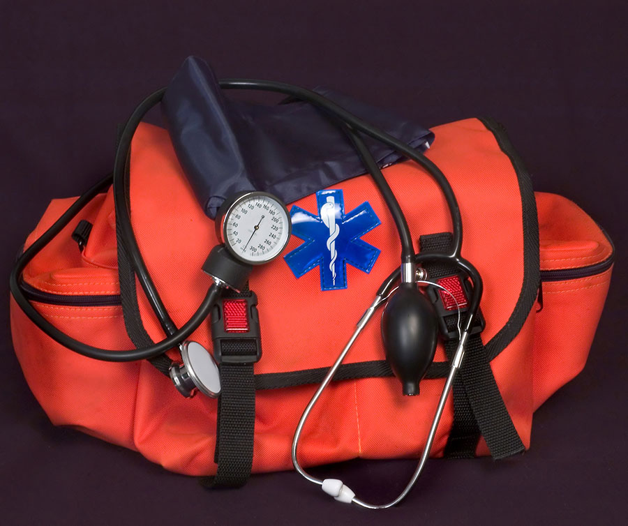 Paramedic supply bag